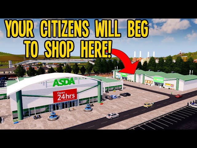 I Built a Retail Park Where EVERYONE Wants to Shop in Cities Skylines!
