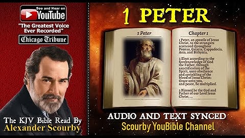 60 | Book of 1 Peter | Read by  Alexander Scourby | The GREATEST VOICE Ever Recorded!