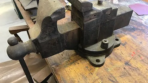 Prentiss Swivel Jaw Vise Restoration. Part 1 Of 2