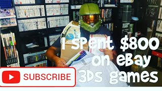 VIDEO GAME PICKUPS I SPENT $800 ON EBAY FOR 3DS GAMES  WAS IT WORTH IT??
