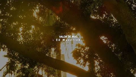 Ed Maverick - Valor de más (Letra)