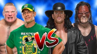 John Cena & Brock Lesnar vs. Kane & The Undertaker (Brothers Of Destruction) - WWE Tag Match 2022 🔥🔥