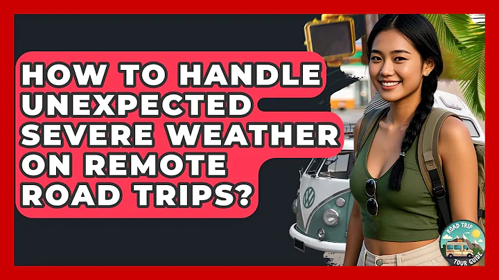 How To Handle Unexpected Severe Weather On Remote Road Trips? - Road Trip Tour Guide