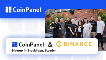 CoinPanel & Binance Meetup in Stockholm, Sweden