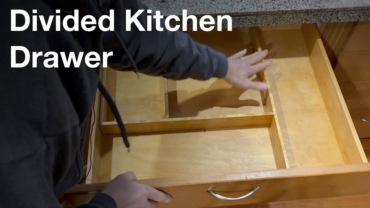 Divided Kitchen Utensil Drawer - YouTube