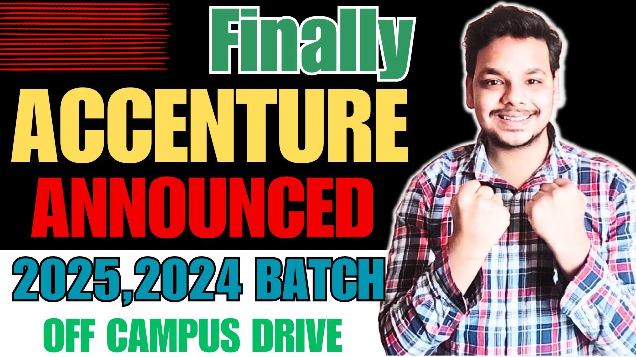 Finally Accenture 2025,2024 Batch Hiring Announced | OFF Campus Drive ...