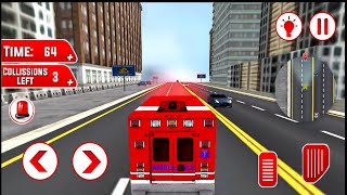 City Ambulance Rescue Squad Red Cross Truck Driver || Android Ambulans Oyunu - Android Gameplay FHD screenshot 4