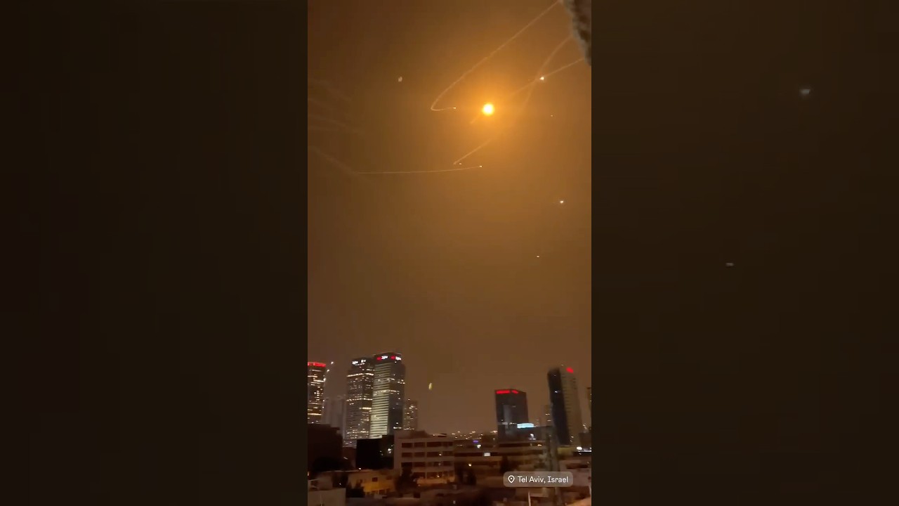 Así actuó el “domo de hierro” durante el ataque de Irán a Israel.