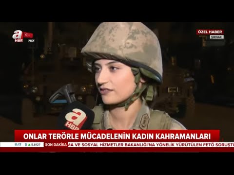 Şehit Kadın Astsubay'ın Silah Arkadaşları A Haber'de / A Haber | A Haber