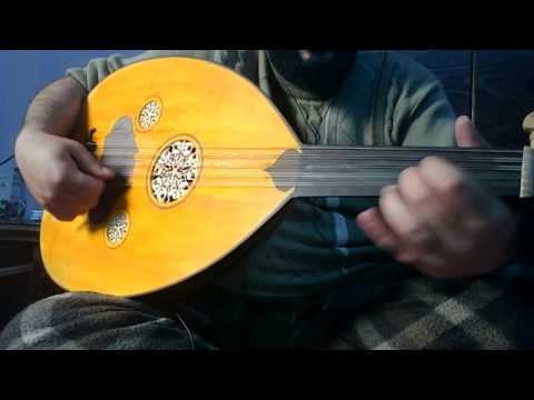 تعلم عزف اغنية وين مسافر وين على العود للمبتدئين بالتفصيل واتس 00962788776508