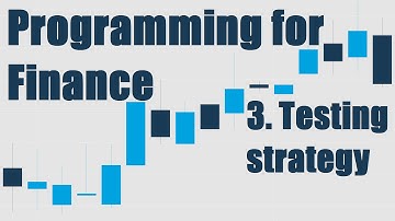 [See Description] Programming for Finance Part 3 - Back Testing Strategy