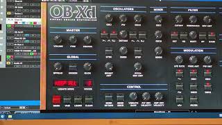 OB-Xd Vst plugin Armenian keyboard screenshot 4