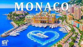 Monaco 4K Drone Footage Luxury Yachts, Mediterranean Coastline & French Riviera Elegance