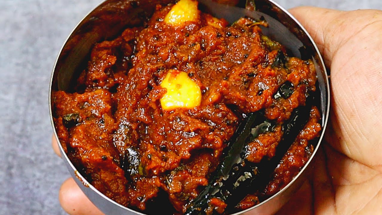 பூண்டு தக்காளி தொக்கு ஒரு மாதம் ஆனாலும் கெட்டுப்போகாது | garlic tomato gravy poondu thakkali thokku