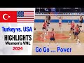 Turkey vs USA Highlights (3-6-2024) Women