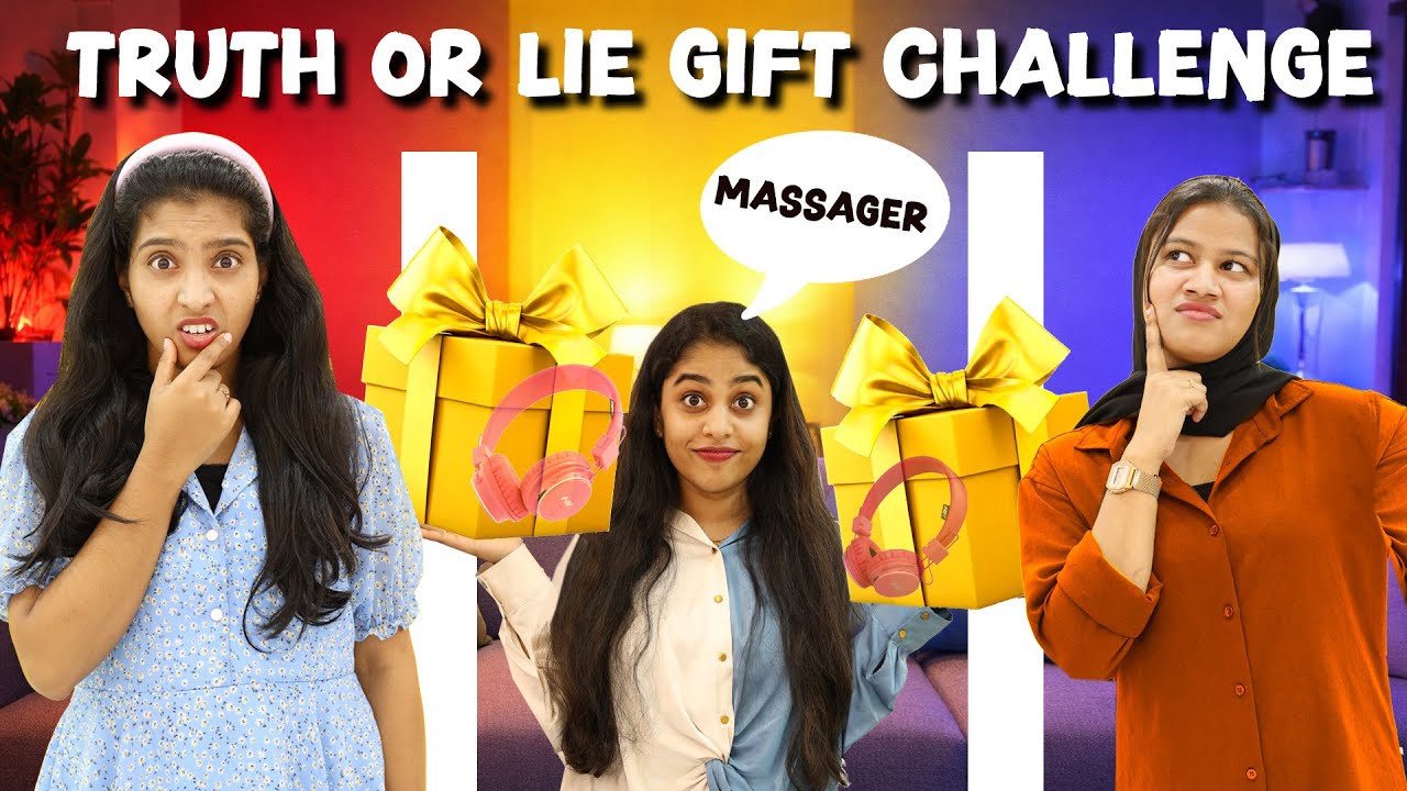 TRUTH OR LIE GIFT CHALLENGE 🤩 | കള്ളം പറഞ്ഞാൽ കൈ നിറയെ ഗിഫ്റ്റുകൾ 😂 | PULLOTHI
