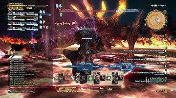 FINAL FANTASY XIV: A Realm Reborn - Ifrit Boss Battle PS4 gameplay