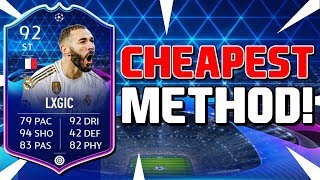 TOTGS KARIM BENZEMA CHEAPEST METHOD & COMPLETED FIFA 20 ULTIMATE TEAM