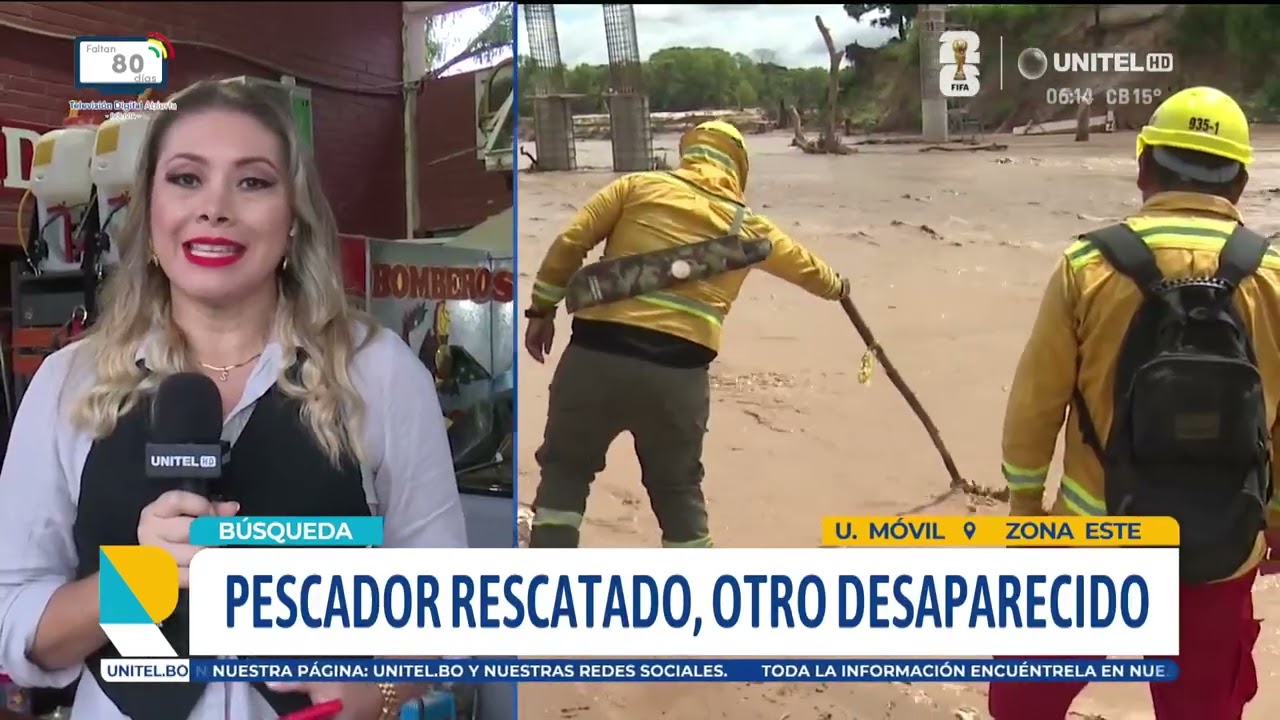 Reanudan búsqueda de pescador desaparecido en el río en Colpa Bélgica