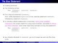 C++ Lecture Series --- Basics --- Part 4 of N --- Control-Flow Constructs