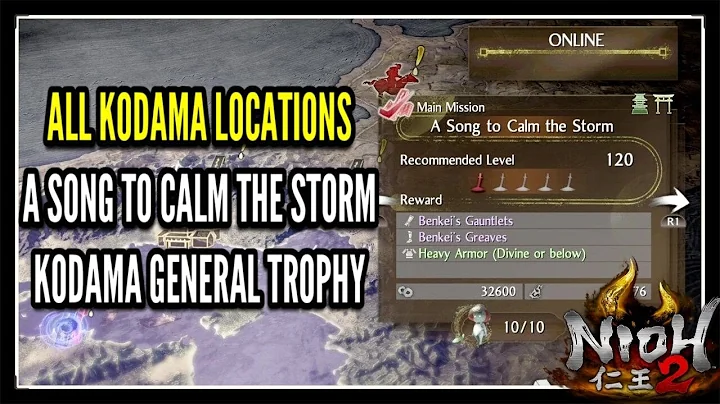 Nioh 2 DLC  A Song to Calm the Storm All Kodama Locations in The Tengu's Disciple DLC #AD