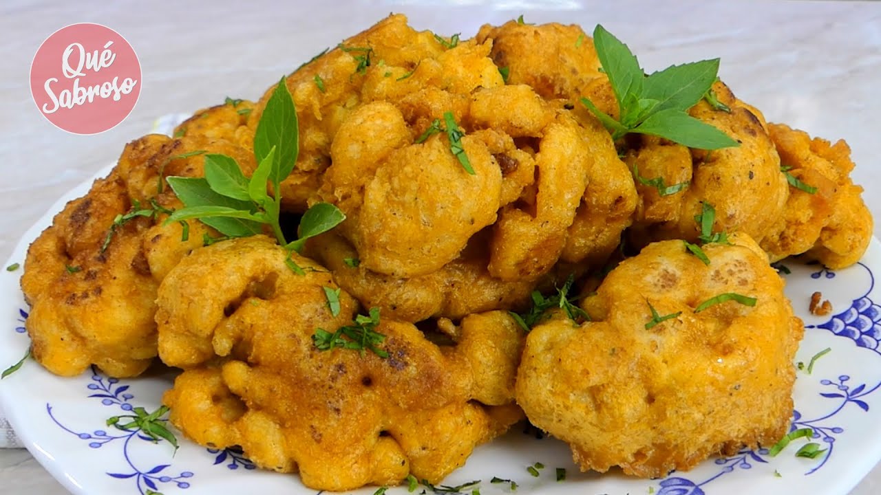 ¡Coliflor en Tempura! MÁS SABROSA QUE LA CARNE