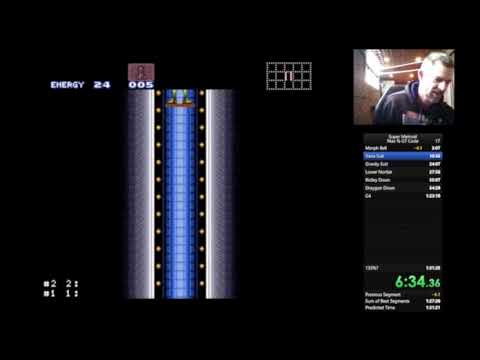 Super Metroid Max% GT Code in 1:26:26