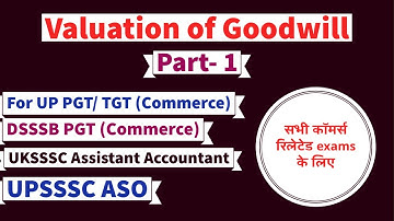 Valuation of Goodwill || Methods for Valuation of Goodwill || Accountancy || Average Profit Method