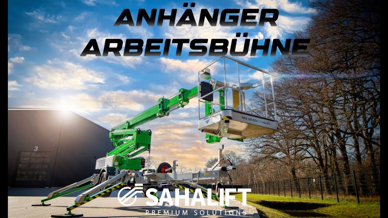 Kompakt, Hoch, Weit. Die Anhänger Arbeitsbühne von Ommelift 1830 EXB