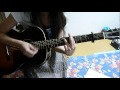 「Last Kiss」を弾き語る