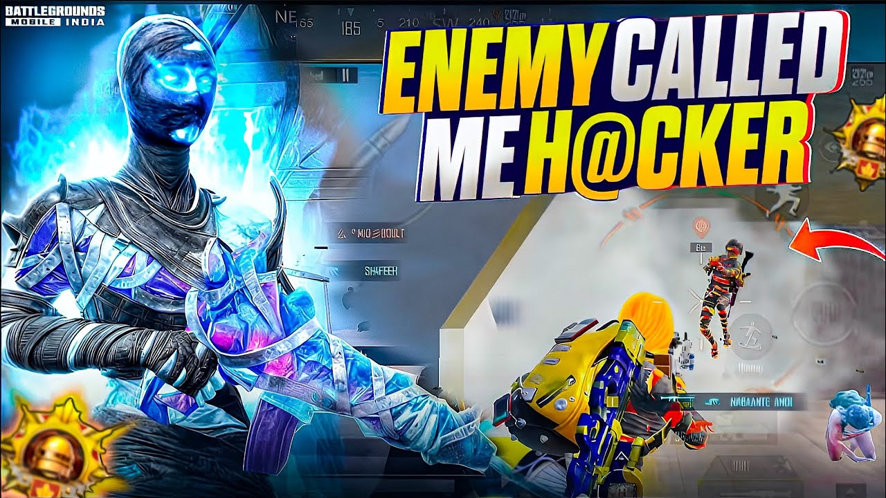 ENEMY CALLED ME H@CKER LIKE REFLEX |  Fastest IOS Players Skills || BGMI~PUBG 🔱 