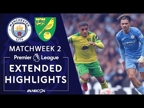 Manchester City v. Norwich City | PREMIER LEAGUE HIGHLIGHTS | 8/21/2021 | NBC Sports