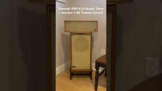 Viewer Requested! 1959 KLH Model Three Low Frequency Producer + Janszen 1-30 Electrostatic Tweeter