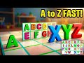 ABC for Kids | Learn A to Z Alphabet Fast | ABCD Phonics Song | Toddlers