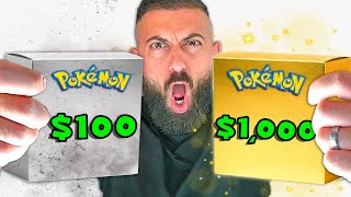 $100 Vs $1,000 Pokemon Box