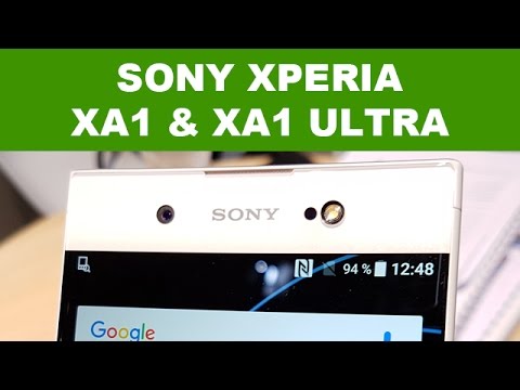 Sony Xperia A1 et A1 Ultra : prise en main (Hands On) - MWC 2017