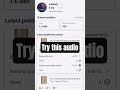 Try this audio🙏