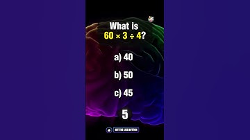 Ultimate Math Quiz Part 10. #mathemathics #maths #mathquiz #mathsquiz