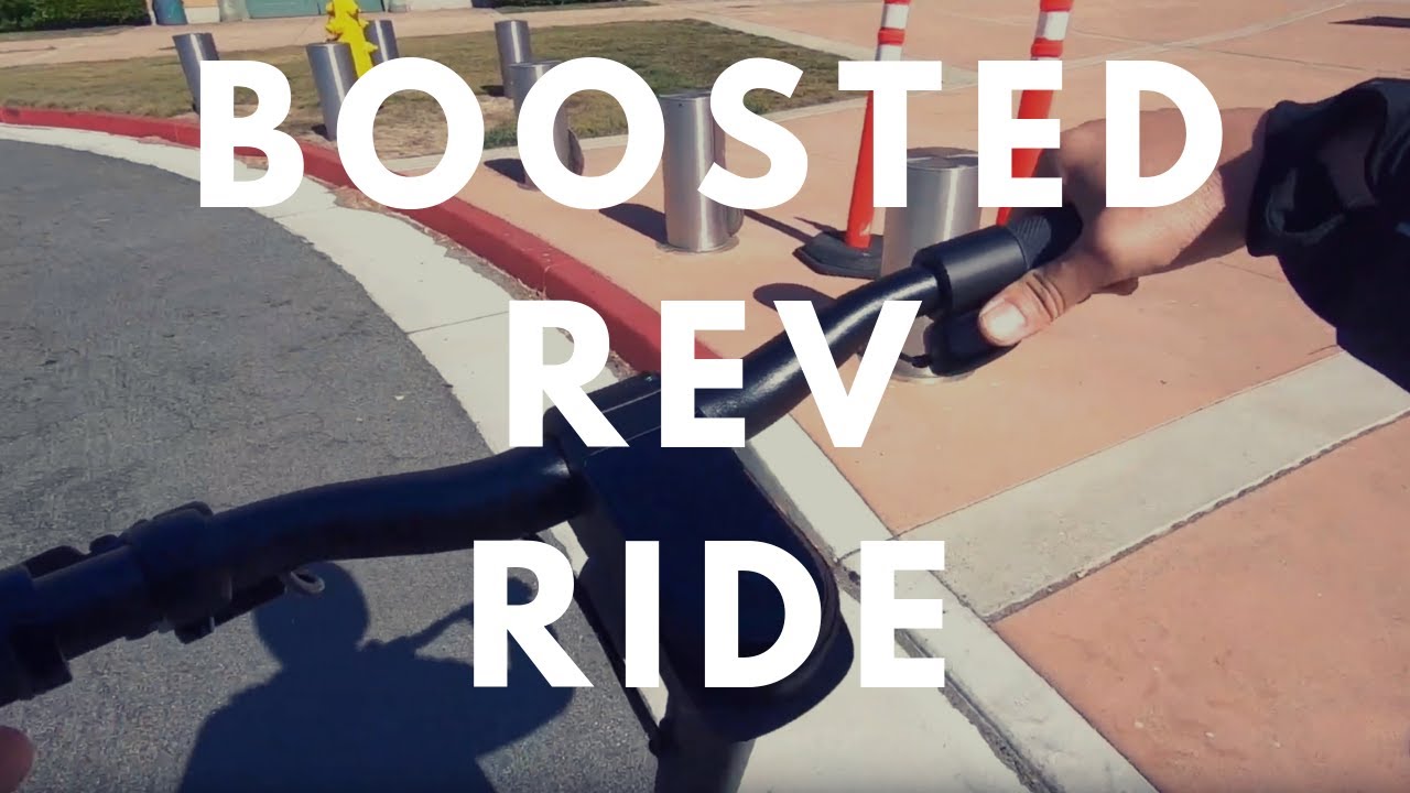 POV Ride On My New Boosted Rev Scooter