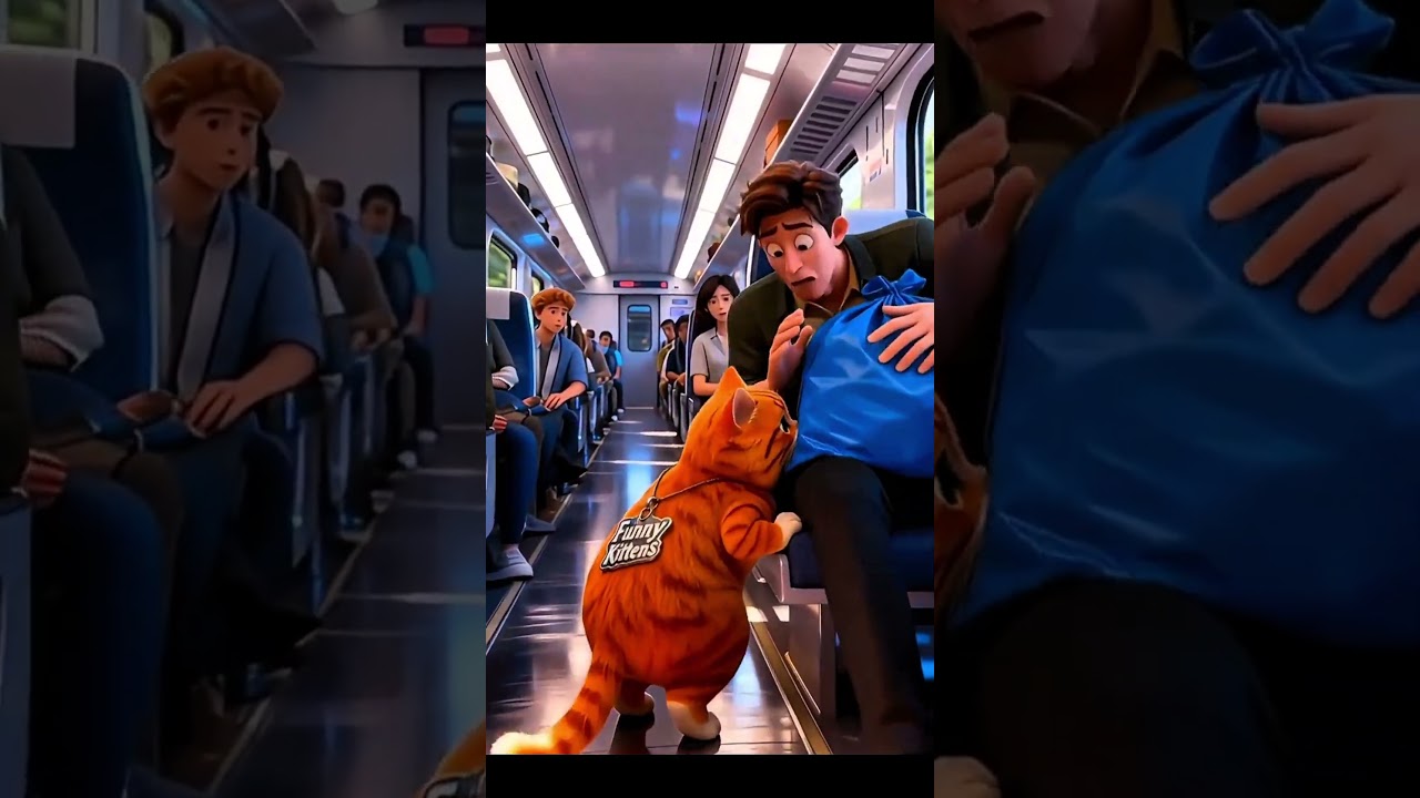 Cat vs Thief 🔥 ”Ai animation cat video 