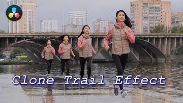 【DaVinci Resolve 17】 DaVinci Resolve 17 無料版の使い方 編集92 Clone Trail Effect クローントレイルエフェクト【解説】