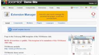 How to install a new Joomla template or extension - Joomla Tutorials