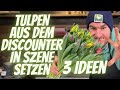 Frühlingsdeko Ideen - Tulpen aus dem Discounter in Szene setzten - 3 Ideen vom Profi mit 10 Tulpen image