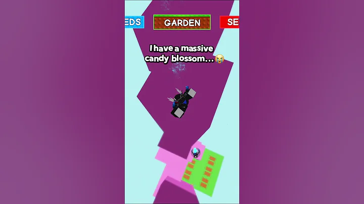 😱 roblox massive candy blossom in grow a garden