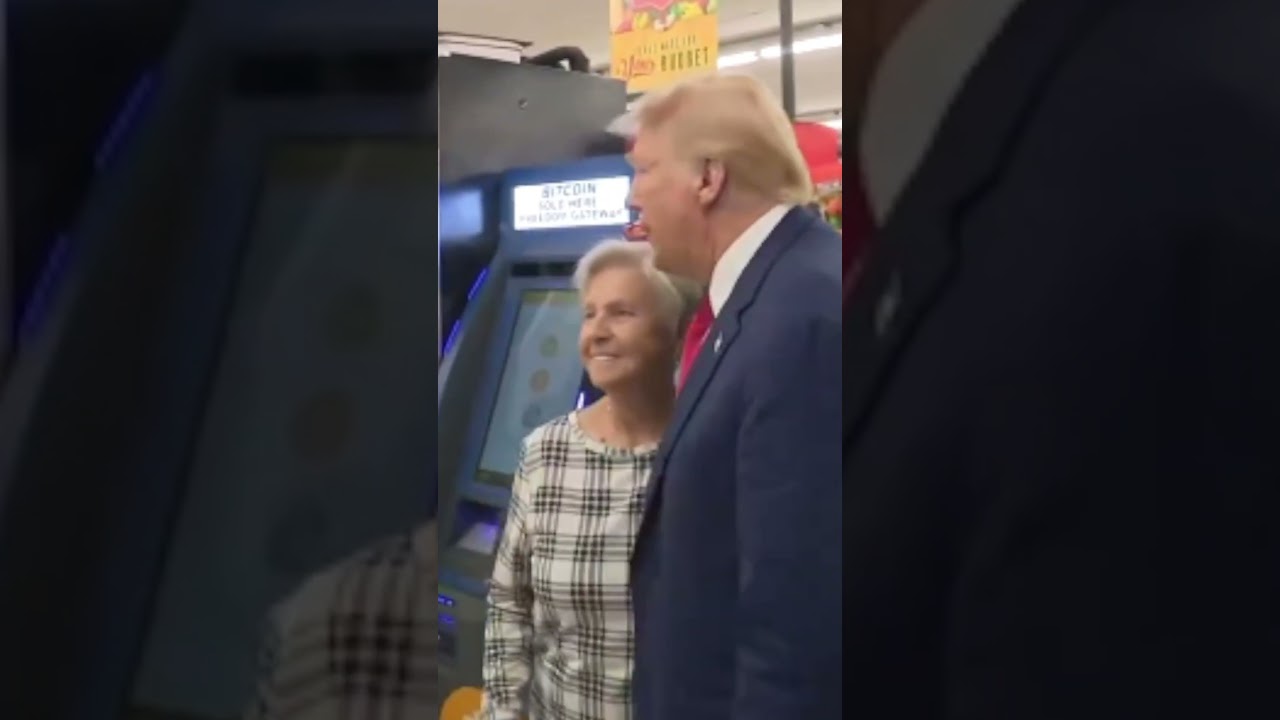 WEIRD Trump Stumbles Around Grocery Store