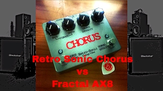 AXE FX II / AX8 vs Analog Chorus Pedal (Digital vs Analog FX)