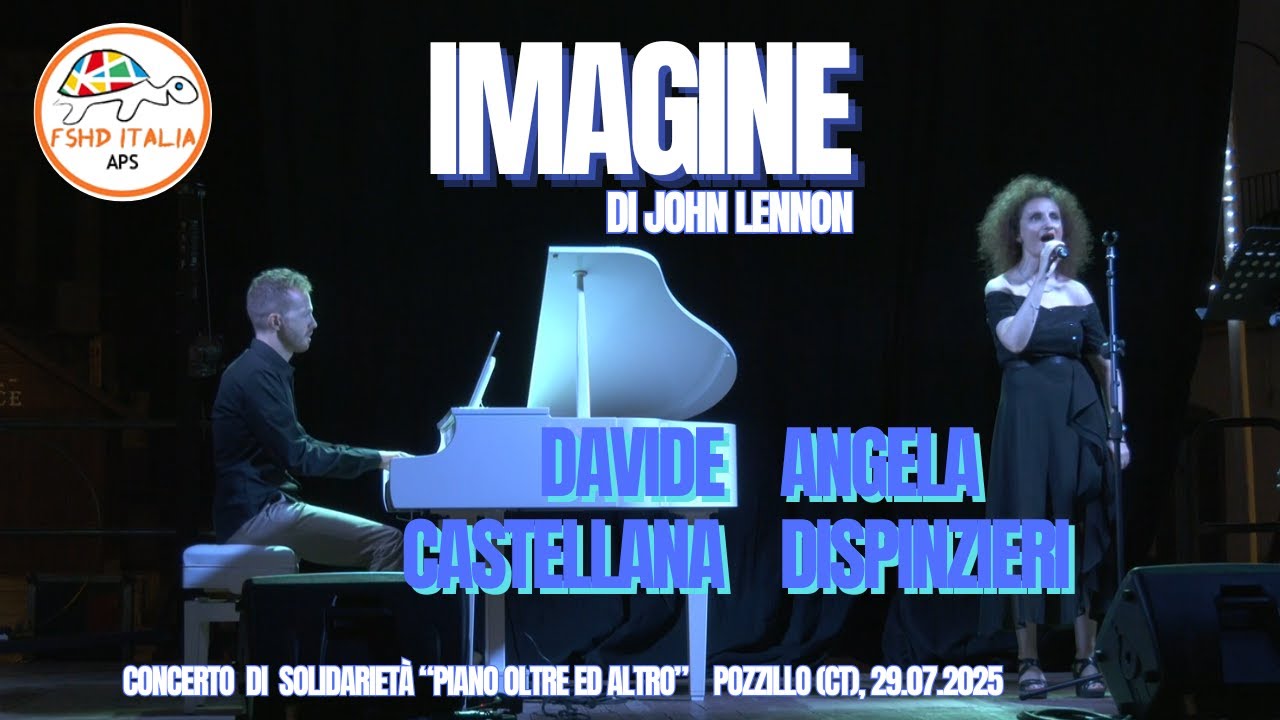 Imagine di John Lennon eseguita da A.Dispinzieri e D.Castellana a Pozzillo 29.07.2025 + intervista