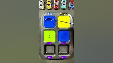 Color Guessing Challenge P5 Blue and Yellow #coloring #colormix #asrm #colormixing
