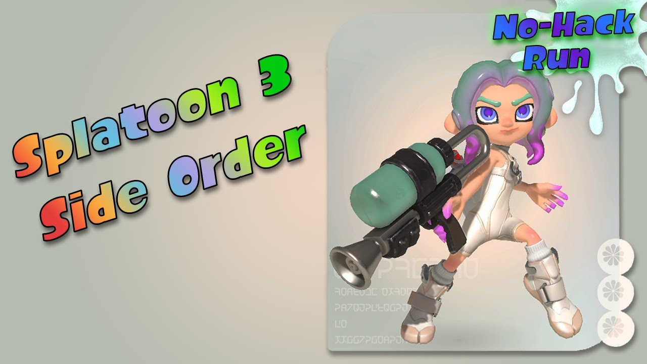 Zero Hack Agent 8 OctoShot Run | Splatoon 3: Side Order