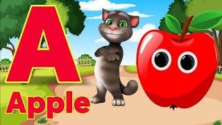 AtoZ alphabets rhymes || abcd || ABC song | Nursery rhymes | A for apple | Bfor ball #nursery #atoz